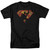 Superman S Shield Knockout Adult 18/1 T-Shirt Black