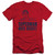 Superman Was Right Adult 30/1 T-Shirt Red