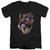 Superman Orbit Adult V-Neck T-Shirt Black