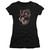 Superman Orbit Junior Women's Sheer T-Shirt Black