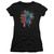 Superman Rock Breaker Junior Women's Sheer T-Shirt Black