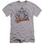 Superman Vintage Stance Premium Canvas Adult Slim Fit 30/1 T-Shirt Athletic Heather