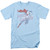 Superman Nice Catch Adult 18/1 T-Shirt Light Blue