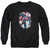 Superman Vintage Steel Adult Crewneck Sweatshirt Black
