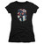 Superman Vintage Steel Junior Women's Sheer T-Shirt Black