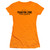 Superman Phantom Zone Junior Women's Sheer T-Shirt Orange