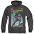 Superman Alternate Adult Heather Hoodie Sweatshirt Black