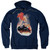 Superman Ride It Out Adult Pullover Hoodie Sweatshirt Navy