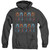Superman Super Booths Adult Heather Hoodie Sweatshirt Black