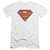 Superman Airbrush Shield Premium Adult 30/1 T-Shirt White