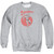 Superman Vintage Sphere Adult Crewneck Sweatshirt Athletic Heather