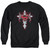Superman Gothic Steel Logo Adult Crewneck Sweatshirt Black