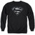 Superman Barbed Wire Adult Crewneck Sweatshirt Black