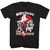The Real Ghostbusters Busters In Japan Black Adult T-Shirt