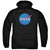 NASA Meatball Logo Adult Pullover Hoodie Sweatshirt Black