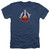 NASA Sts 1 Mission Patch Adult Heather T-Shirt Navy
