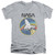 NASA Shuttle Adult V-Neck T-Shirt Athletic Heather
