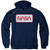 NASA Rectangular Logo Adult Pullover Hoodie Sweatshirt Navy