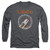 NASA Retro Shuttle Adult Long Sleeve T-Shirt Charcoal