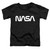 NASA Worm Logo Toddler T-Shirt Black