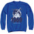 NASA One Giant Leap Adult Crewneck Sweatshirt Royal Blue