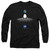 NASA Moon Landing Simple Adult Long Sleeve T-Shirt Black
