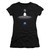 NASA Moon Landing Simple Junior Women's T-Shirt Black