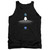 NASA Moon Landing Simple Adult Tank Top T-Shirt Black