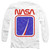 NASA To The Stars Adult Long Sleeve T-Shirt White
