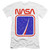 NASA To The Stars Premium Adult 30/1 T-Shirt White