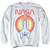 NASA Shuttle Circle Adult Crewneck Sweatshirt White