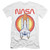 NASA Shuttle Circle Adult 30/1 T-Shirt White