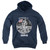 NASA Not Fake Youth Pullover Hoodie Sweatshirt Navy