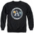NASA Apollo Mission Patch Adult Crewneck Sweatshirt Black
