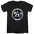 NASA Apollo Mission Patch Adult V-Neck T-Shirt Black
