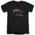 Harry Potter Burning Hogwarts Adult V-Neck T-Shirt 30/1 Black