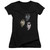 Harry Potter Hero Heads Junior Women's V-Neck T-Shirt Black