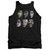 Harry Potter Horizontal Heads Adult Tank Top T-Shirt Black