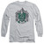 Harry Potter Slytherine Crest Adult Long Sleeve T-Shirt Silver