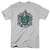 Harry Potter Slytherine Crest Adult 18/1 T-Shirt Silver