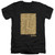 Harry Potter Marauders Map Interior Adult V-Neck T-Shirt 30/1 Black