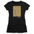 Harry Potter Marauders Map Interior Junior Women's T-Shirt Black