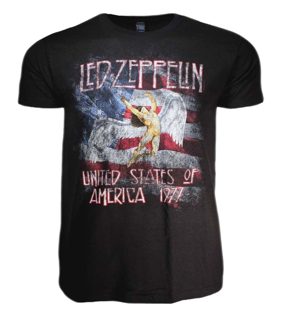 led zeplin tour shirts