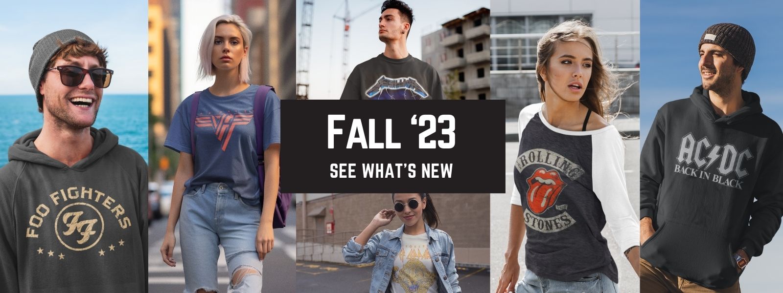 Fall 2023 Band Shirts and Merchandise
