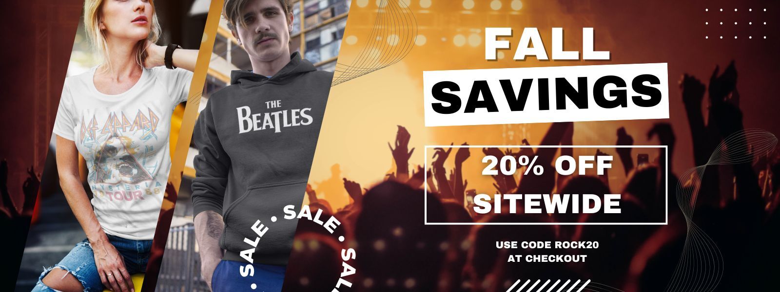 20% Off Orders With Code ROCK20