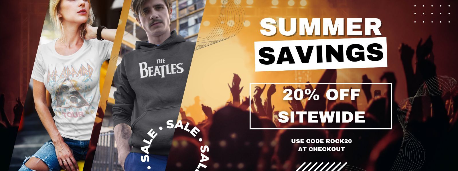 20% Off Orders With Code ROCK20