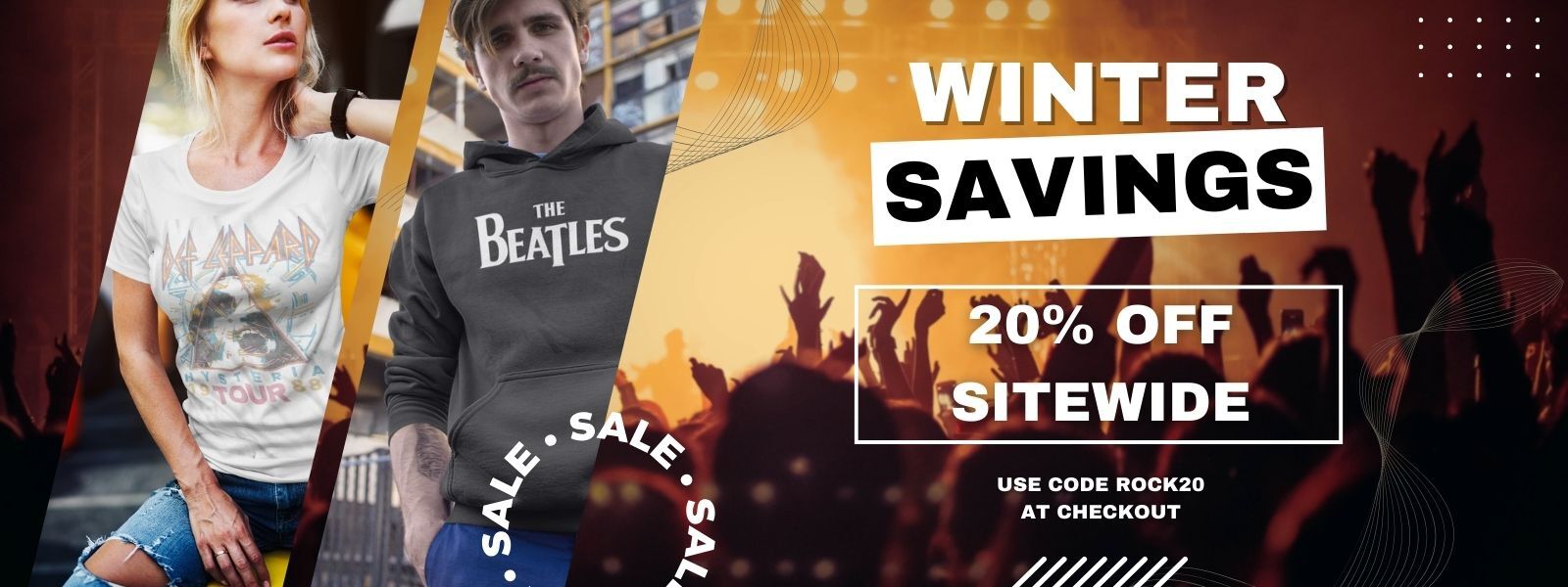 20% Off Orders With Code ROCK20