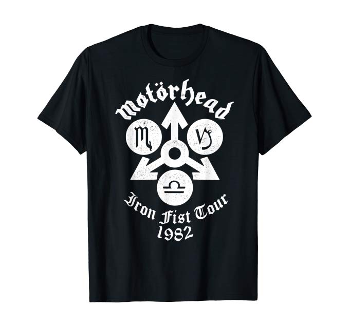 Motorhead Iron Fist Tour 82 Vintage Adult T-Shirt
