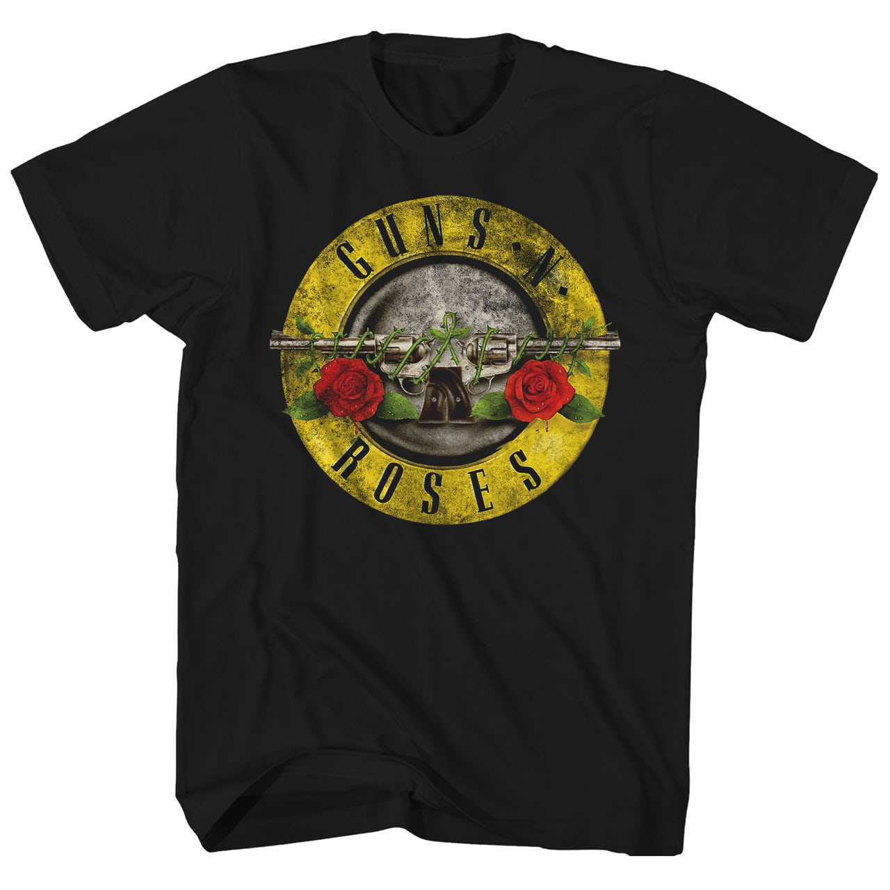 Guns N Roses Distressed Bullet 30/1 T-Shirt