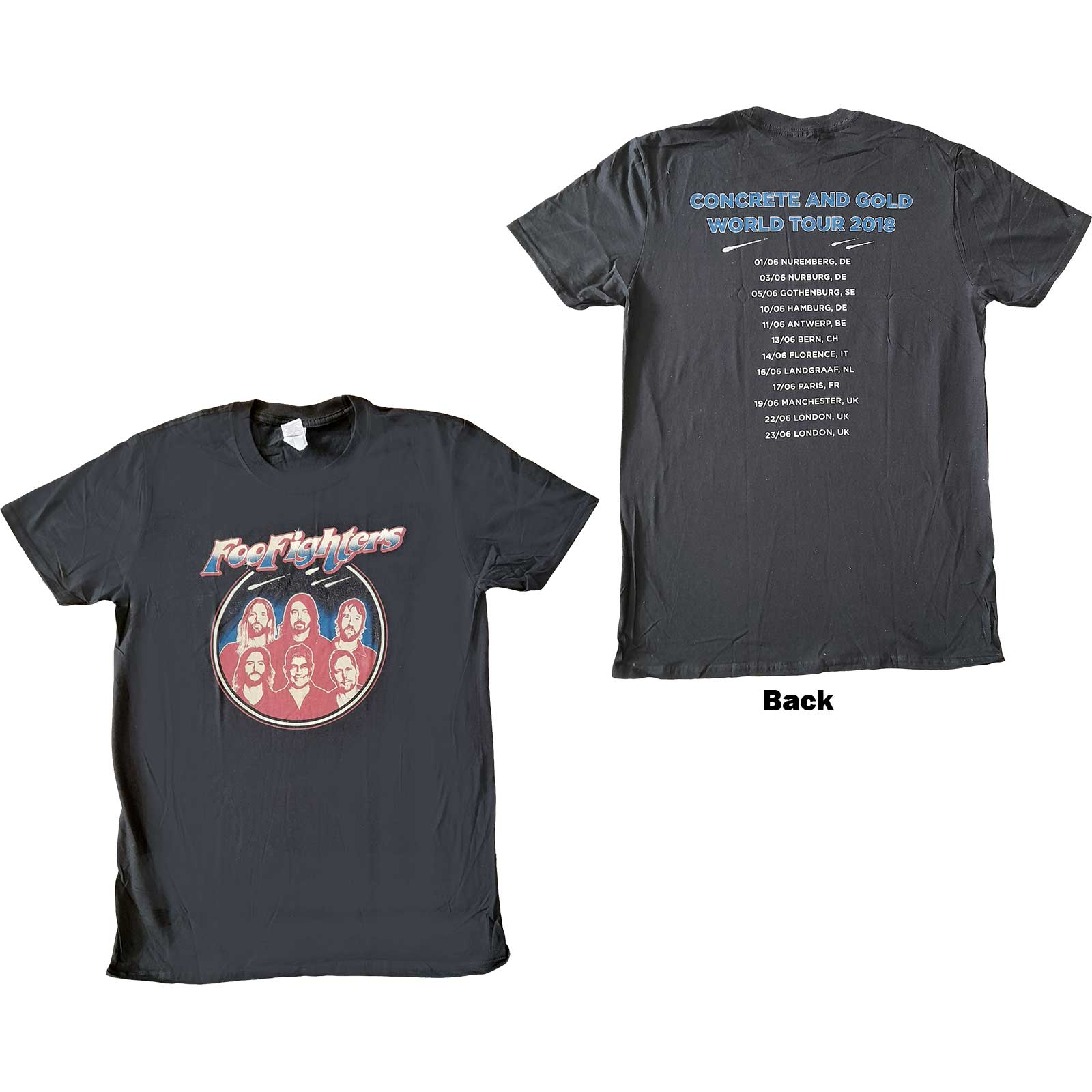 Foo Fighters Unisex T-Shirt: Back Print (Back Print & Ex-Tour)